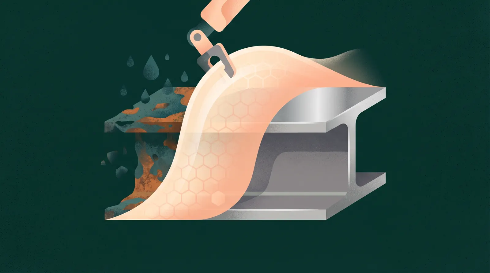 Illustration de la protection anticorrosion des métaux
