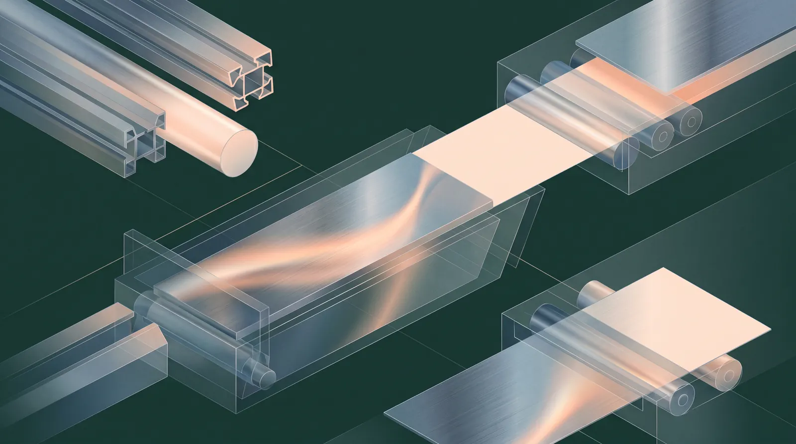 Traitement de surface de profilés et pièces en aluminium