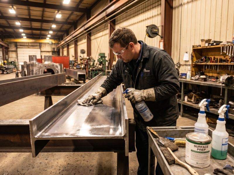 Préparation de surface métal