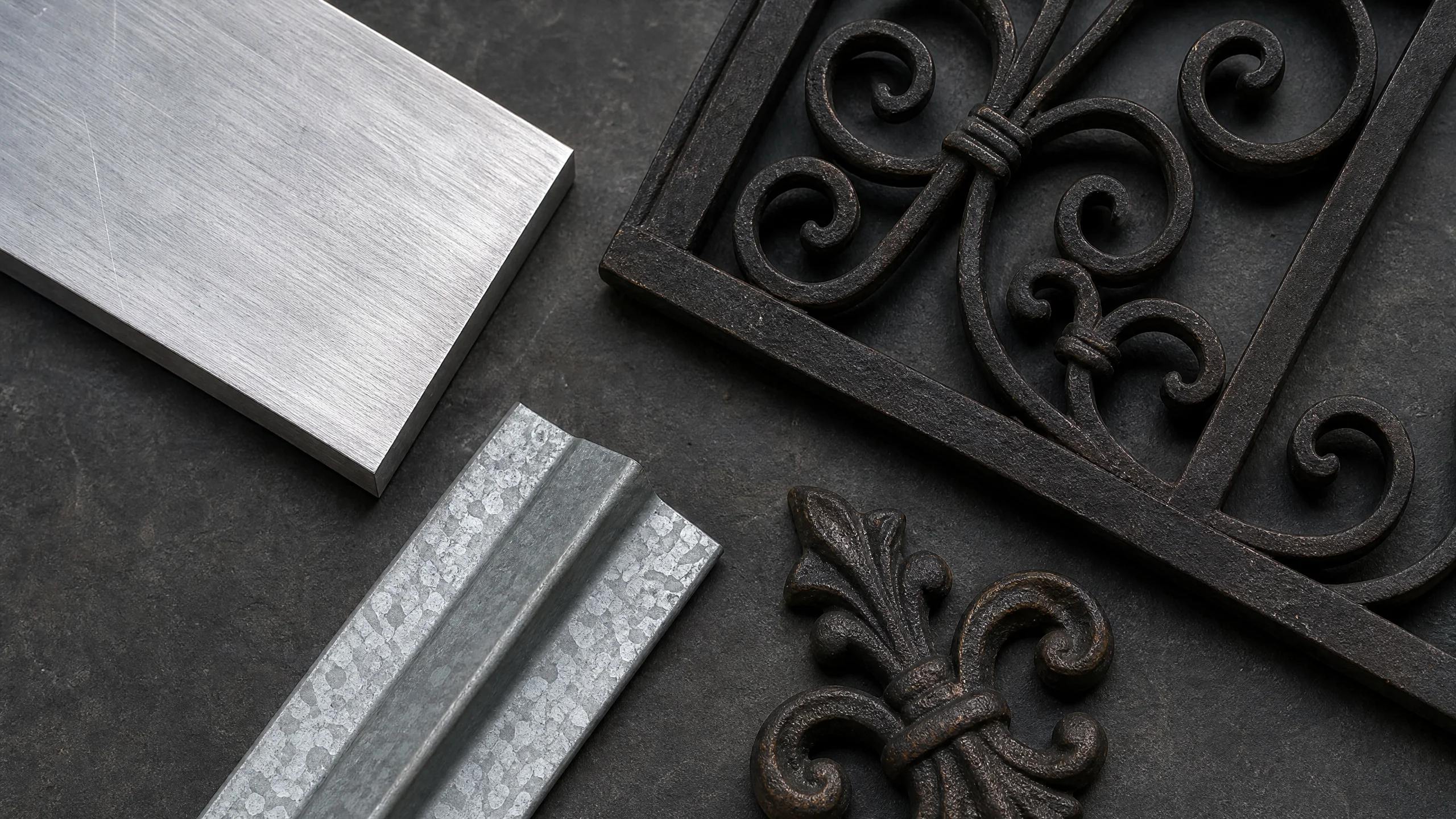 Différents types de portails métalliques : aluminium, fer forgé, acier galvanisé